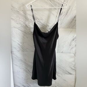 Urban Outfitters black silk dress